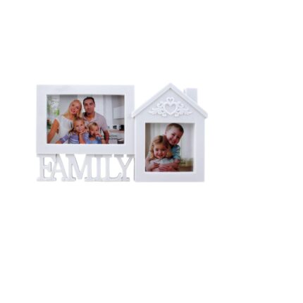 Marco de Fotos Modelo XZ1806 – Diseño "Family" con Dos Espacios para Fotografías