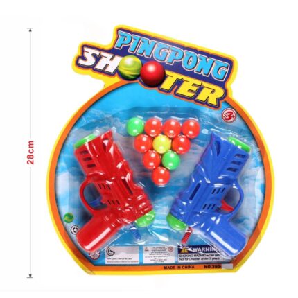 Set De Juguete Pistola Pinpon 3+