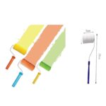 Cepillo Giratorio Peque?o De 2 Pulgadas De Imitaci¨®n De Lana Con Mango Azul