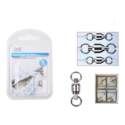 (Accesorios Para Artes De Pesca) Rodamiento Grande Giratorio 2# 3Pcs