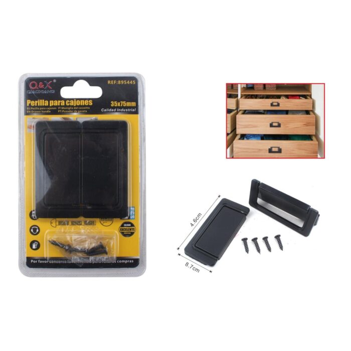 62703859 Cierre de Aleacion de Aluminio Negro C-1 - Imagen 2