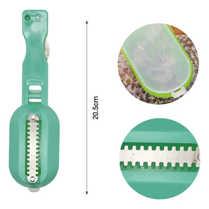 Rallador de escamas de pescado con mango de plastico - Imagen 3
