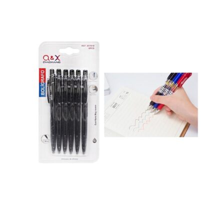 2921-1 Bol¨ªgrafo Simple Con Prensa De Succi¨®n Total 1,0 Mm 6 Piezas Negro