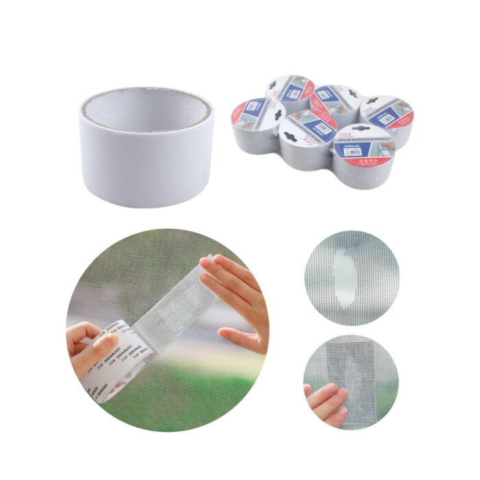 62343033 Cinta para mosquiteros gris 5cm x 2m - Imagen 2