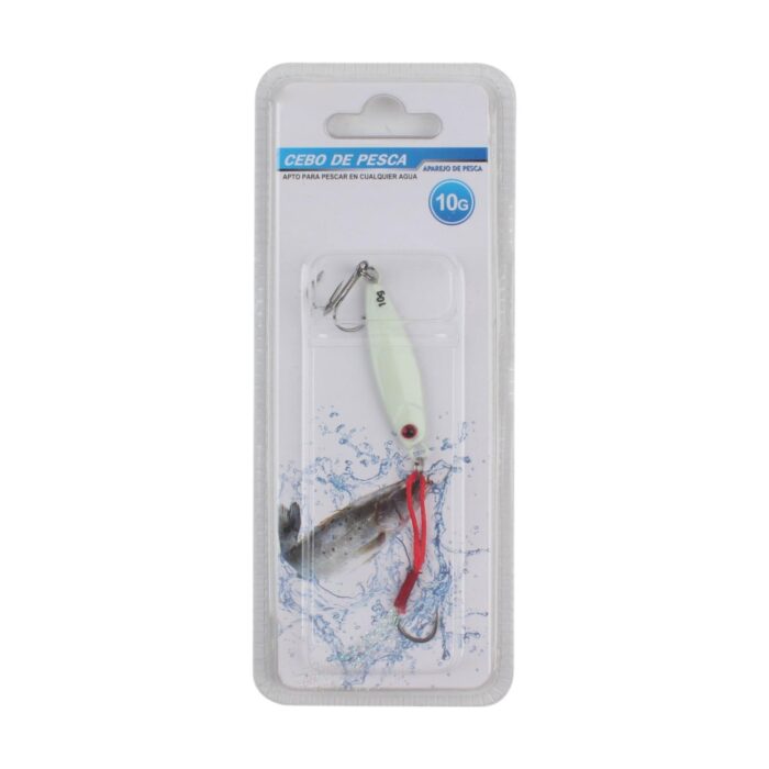 (Juguete artificial) Plomo de pesca 1004-10G con triple gancho - Imagen 1