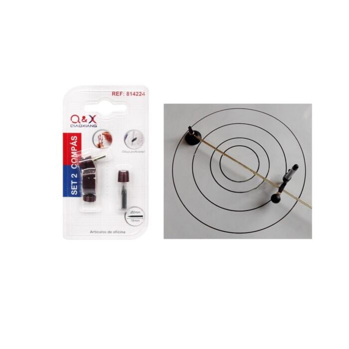 2638 Br¨²jula Con Succi¨®n Completa, Barril Con N¨²cleo De Plomo + Portal¨¢pices Para Br¨²jula, 2 Ud - Imagen 1