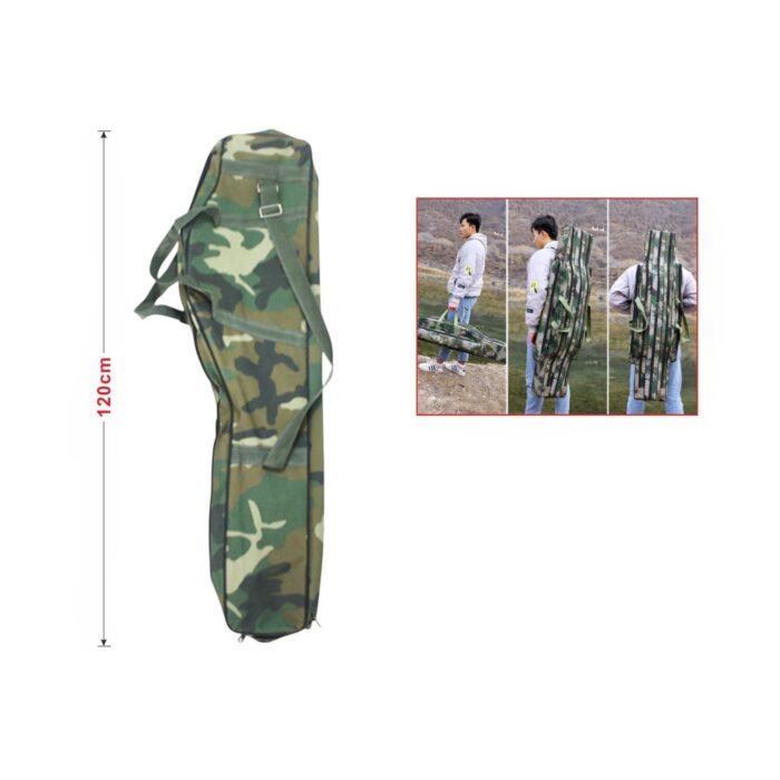 62341609 Bolsa grande de camuflaje con alambre de acero, doble capa 120 cm - Imagen 2