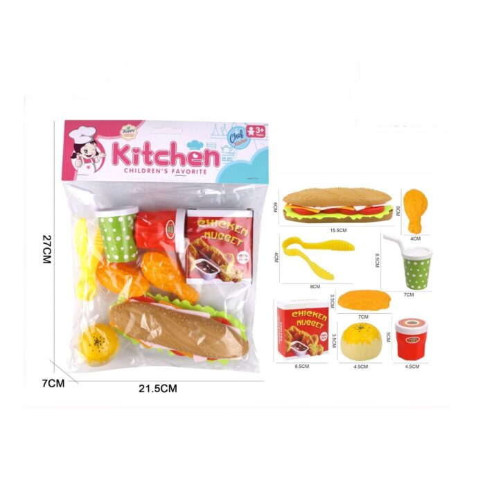 268-7A Juego De Hamburguesas De Juguete - Imagen 1