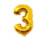 16 Pulgadas De Oro Y Plata N¨²mero 3 Mezclado De Una Pieza - Imagen 2