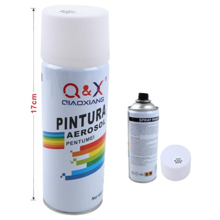 62345750 Pintura en aerosol para manos 280g Blanco mate 1007# - Imagen 2