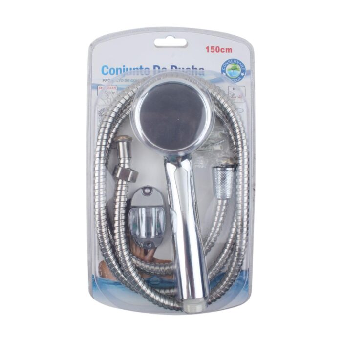 Juego de rociador de ducha con tubería de agua de 1,5 m - Imagen 1