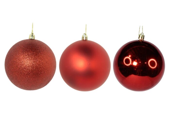 61674261 Bolas de Navidad 4cm 12/u 3 diseños - Imagen 6