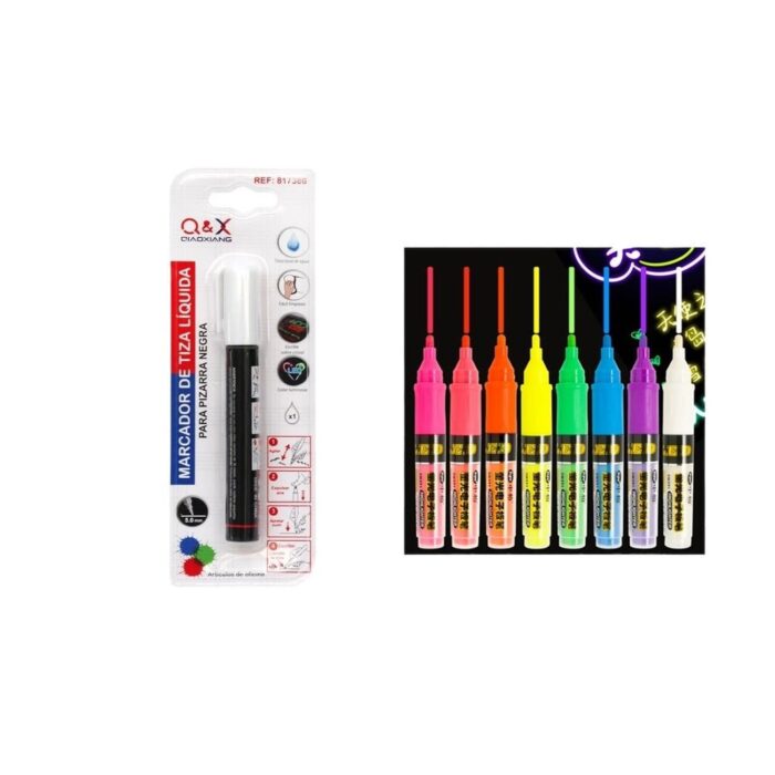 62338362 Marcador De Tiza Liquida Blanco - Imagen 1