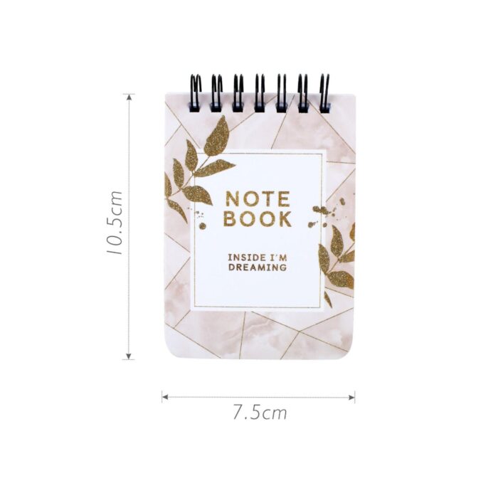 BX12933A7UP-1-4 - Cuaderno de espiral 10.5x7.5 cm (encuadernado en la parte superior) - Imagen 1