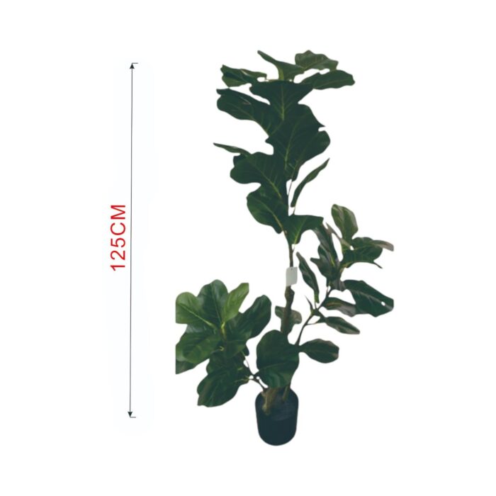 62702724 Planta Verde Simulada De Higo De Hoja De Piano De Poste Pequeño De 1,25 M (Sin Chasis) - Imagen 4