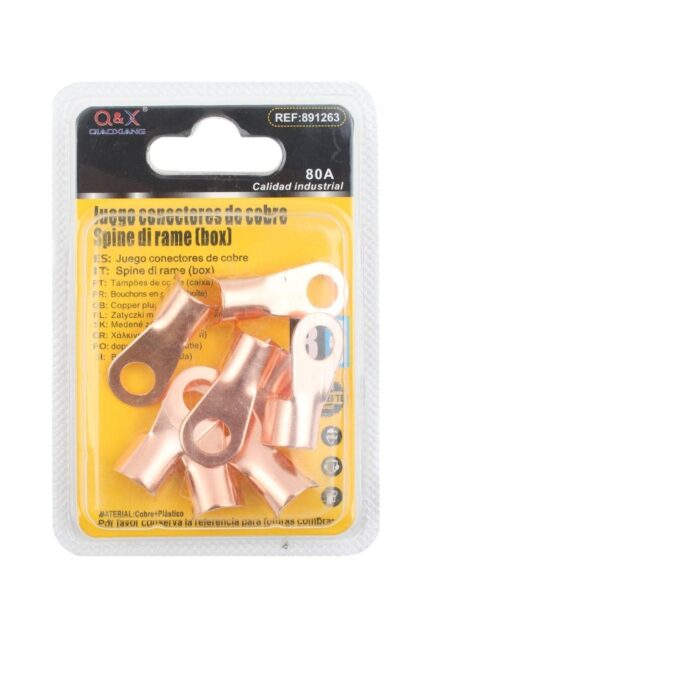 62352595 Bloque De Terminales De Cobre De 8 Piezas 80A - Imagen 1
