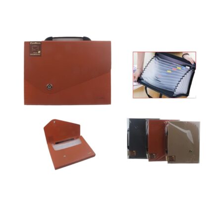 Carpetas 13 Capas Para Archivar, Forma Malet¨ªn Con Broche
