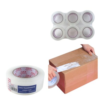 Cinta adhesiva blanca para embalaje 4.5 cm x 150 m