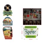 Cuadro de hojalata retro con diseño de flecha (modelos combinados 579, 580, 582, 583) - Imagen 2