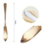 Cuchillo para pescado con mango redondo de oro rosa 3PCS - Imagen 2