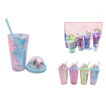 Zsb-070014 Taza Con Cinta Arcoiris