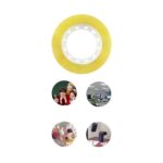 Cinta adhesiva ultratransparente amarilla 1.8cm x 35y (8 piezas por tubo) - Imagen 2