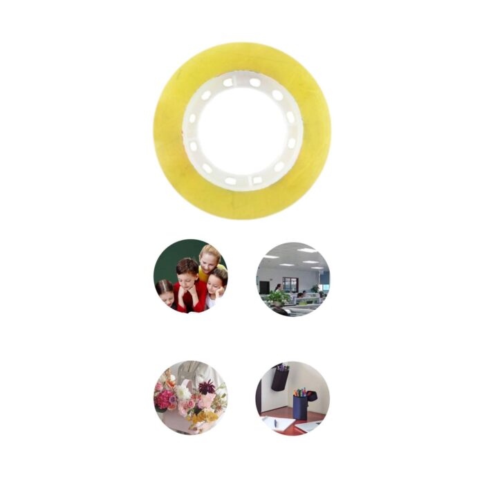 62343196 Cinta adhesiva ultratransparente amarilla 1.8cm x 35y (8 piezas por tubo) - Imagen 2