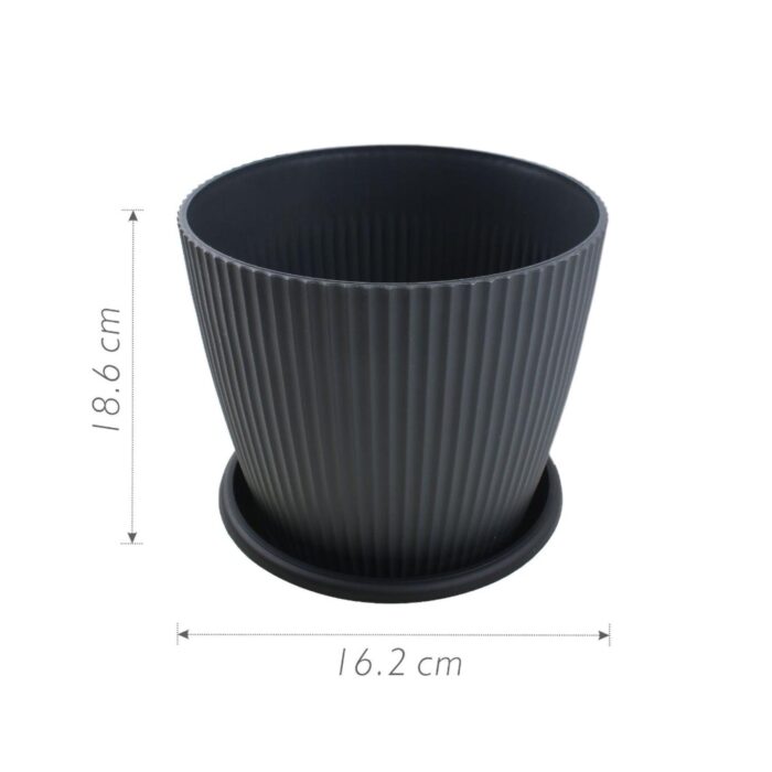 AW-190C Maceta de plastico 18.6 x 16.2 cm - Imagen 2