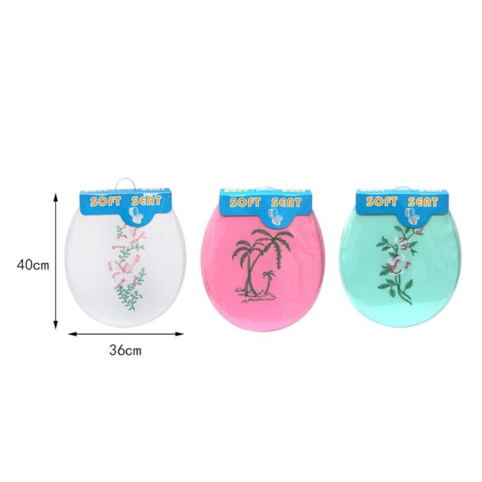 Tapa de inodoro bordada 17 pulgadas (mezcla) - Imagen 1