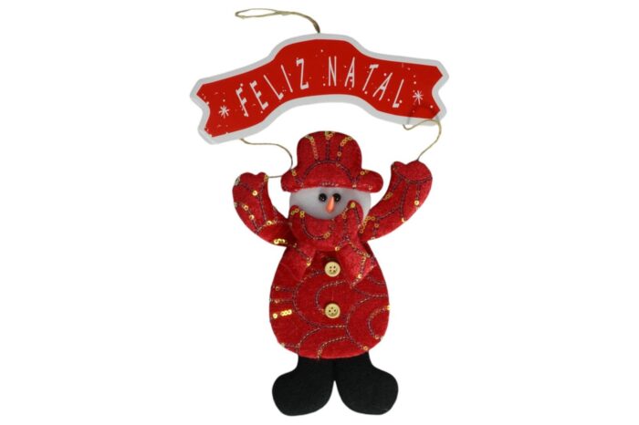 62346480 Adornos Navideños Para Puertas Viejito Pascuero Y Muñeco De Nieve - Imagen 2