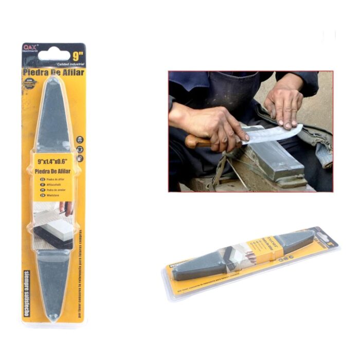 Piedra De Afilar Con Forma De Barco De 9 Pulgadas, Calidad Regular. - Imagen 1