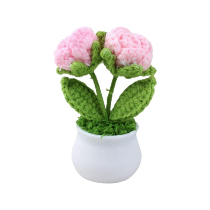 (Flor De Yarling) Rosa Burbuja De Dos Cabezas - Imagen 1