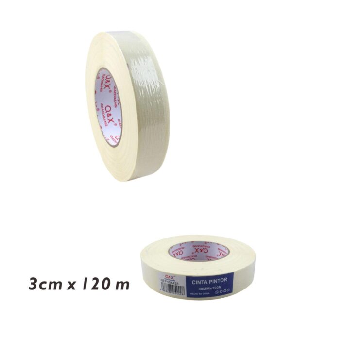 62704570 Cinta adhesiva masking tape 3.0 cm x 120 m para proyectos duraderos - Imagen 2