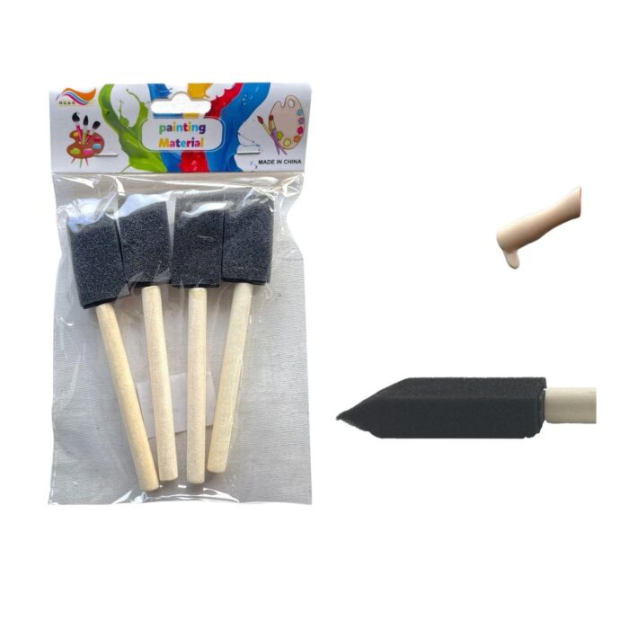 Cocina 2.5Cm 4Pcs Cepillo Esponja - Imagen 1