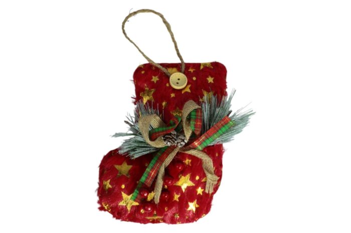 62346454 3 Decoraciones Navideñas Estrella Campana O Bota - Imagen 2