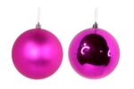 Bolas de Navidad 6cm 10/u 2 diseños - Imagen 4