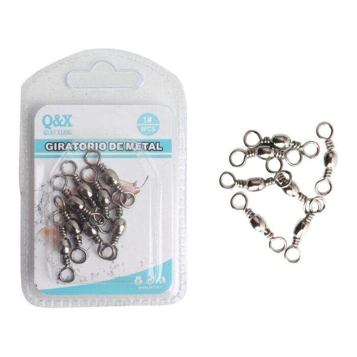 60363544 Giratorio Conformado Negro 1# 8 Piezas - Imagen 1