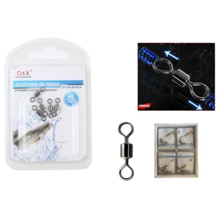 (Accesorios Para Artes De Pesca) Giratorio Americano 4# 7Pcs