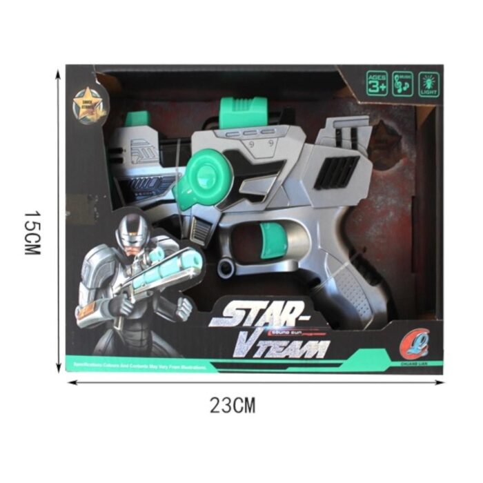 Maquina Electrica Pistola Agente Power Ni?os 3+ - Imagen 1