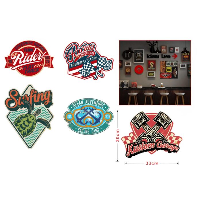 Cuadro de hojalata ondulado moderno (modelos combinados 318, 320, 321, 324, 326) - Imagen 2