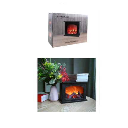 Lampara de chimenea dorada M-11