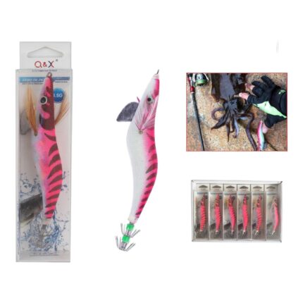 Cebo Madera Camar¨®n Cl¨¢sico Rosa Rojo 3.5G