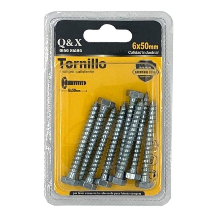 60369010 6*50 Tornillos Hexagonales Para Madera - Imagen 1