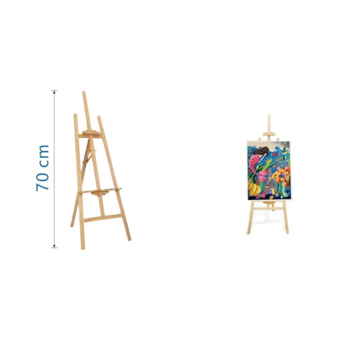 Atril Caballete De Pino para Pintar 70cm - Imagen 3