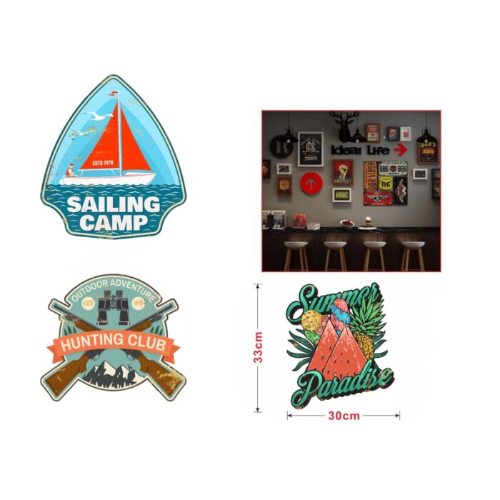 62338755 Cuadro de hojalata 3D con diseño exclusivo (mezcla de modelos 352, 348, 351) - Imagen 4