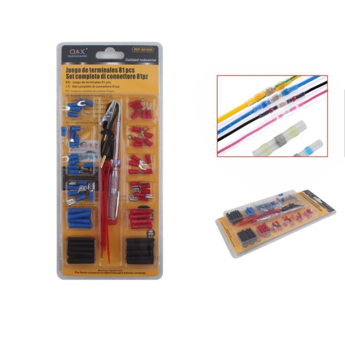 62341515 81 Pcs Terminales De Conexión (Kit De Lápiz Eléctrico) - Imagen 2