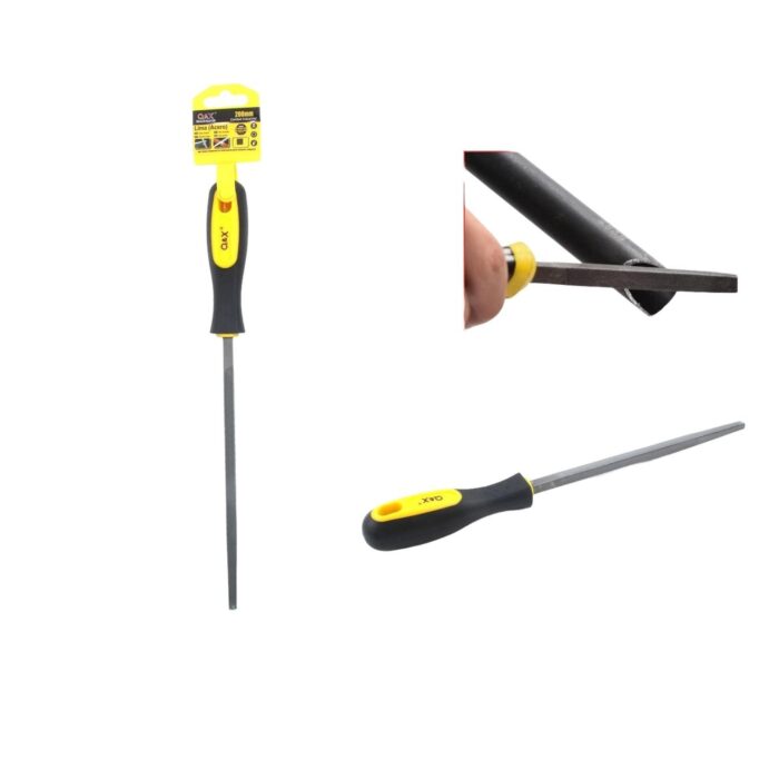 62352252 Lima Cuadrada De Acero Con Mango De Doble Color De 8 Pulgadas - Imagen 1