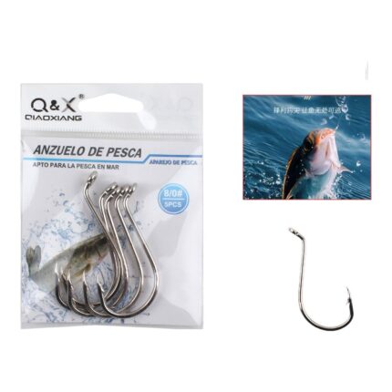 Pesca En El Mar 0083 Anzuelo Pulpo 8/0 5Pc (Blanco)