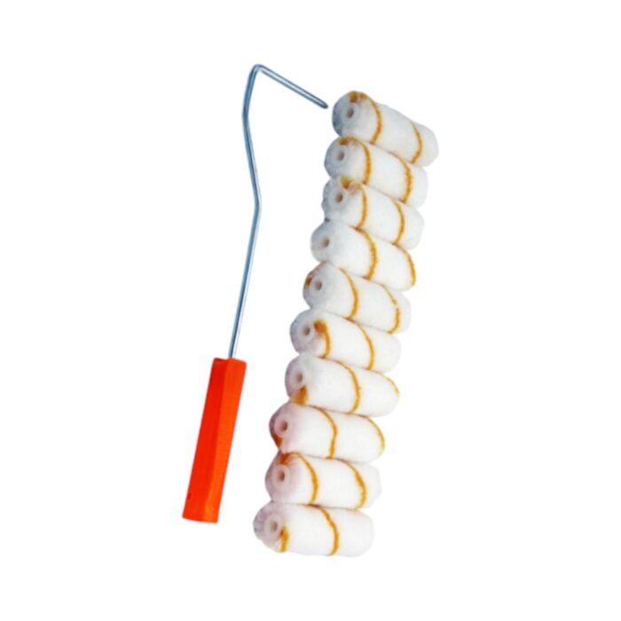 62353495 3 Cepillos Peque?os De Rodillo Para Tarjeta De U?as Con Tira Amarilla De 4 Pulgadas - Imagen 3