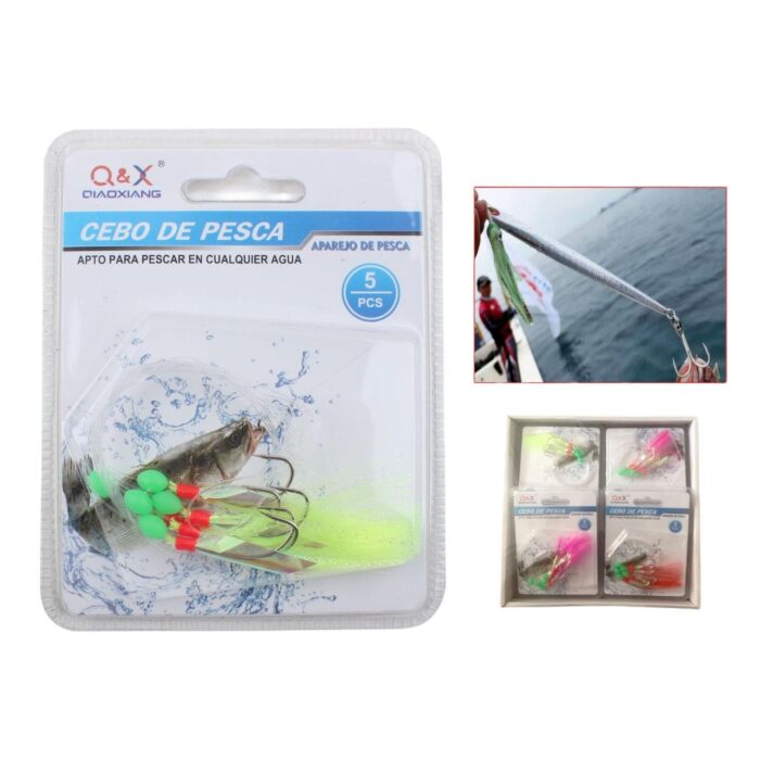 60364302 Percha De Seda De Cuero De Pescado De 5 Piezas - Imagen 1